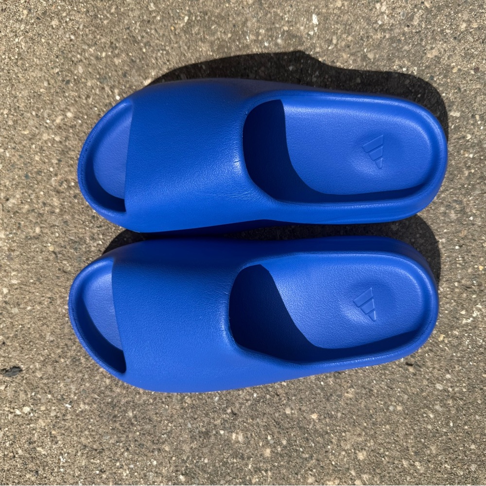 Adidas Yeezy azure slides
